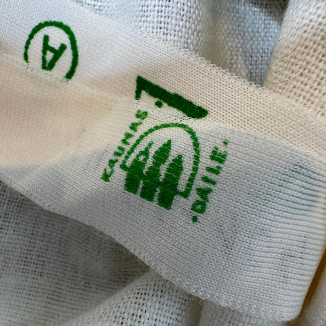 Vintage Women's Blouse - White/Red - M – Vintage … - image 5