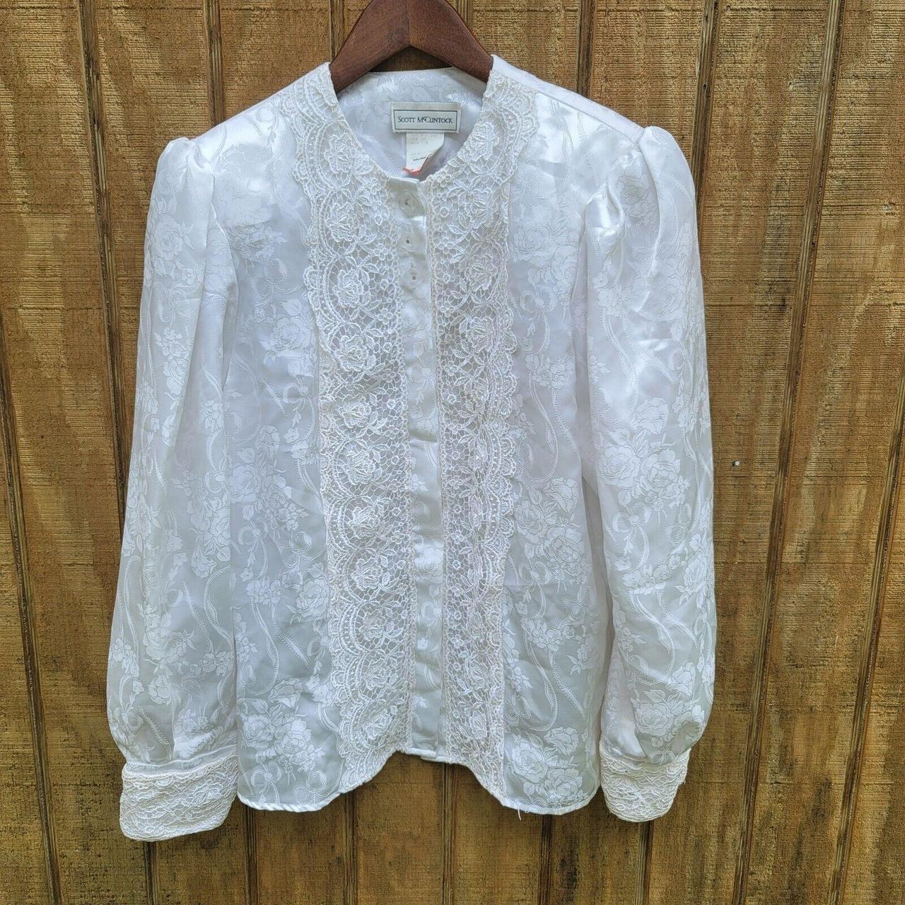Source Unknown Women's Blouse - White - 8 – Scott… - image 1