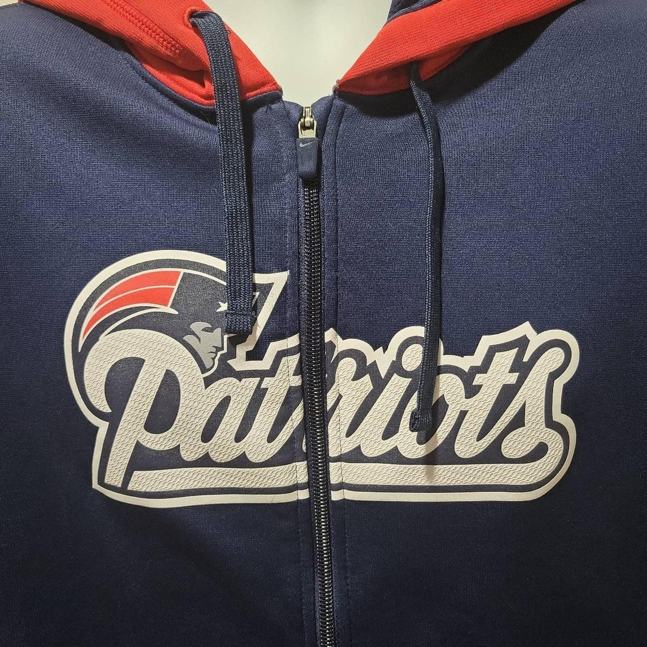 New England Patriots Nike Hoodie Sz - Depop