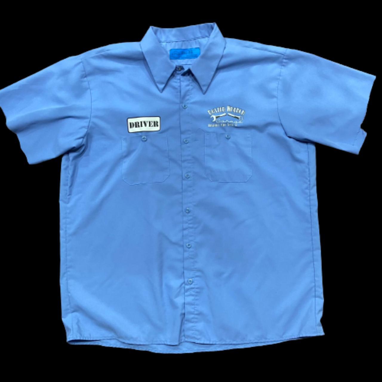 Busted Wrench Garage Museum Mechanic Workman Button... Depop