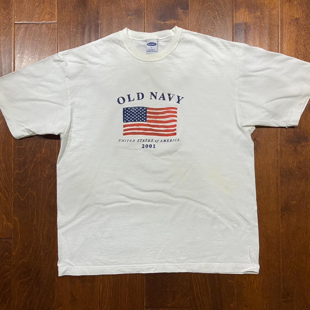Old Navy Men's White Tshirt Depop