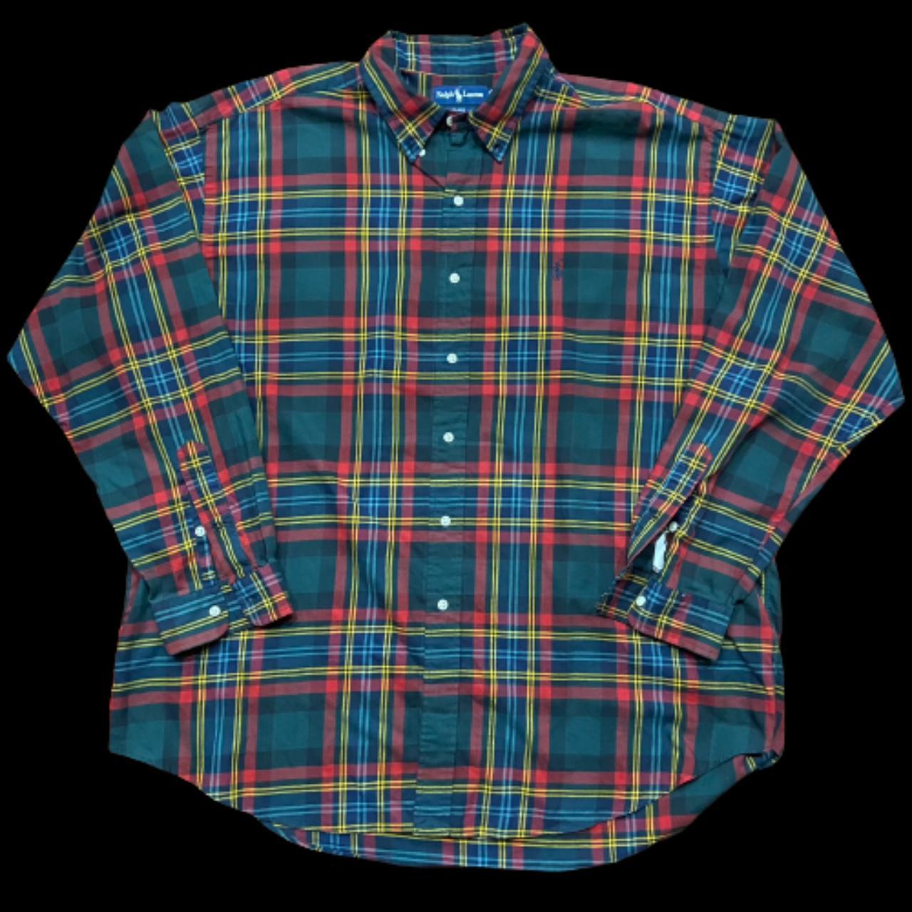 Vintage Polo Ralph Lauren Plaid Button-Down Shirt