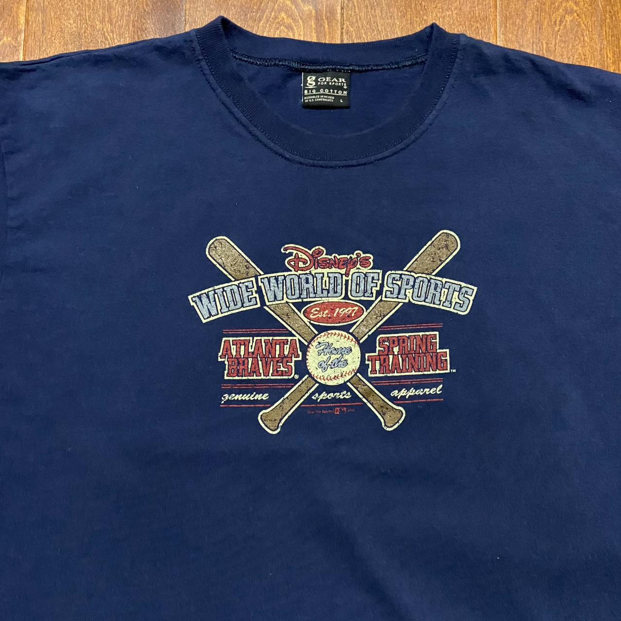 Gear For Sports, Shirts, Vintage Inaugural Atlanta Braves Spring Training  At Disney Tshirt Xxl