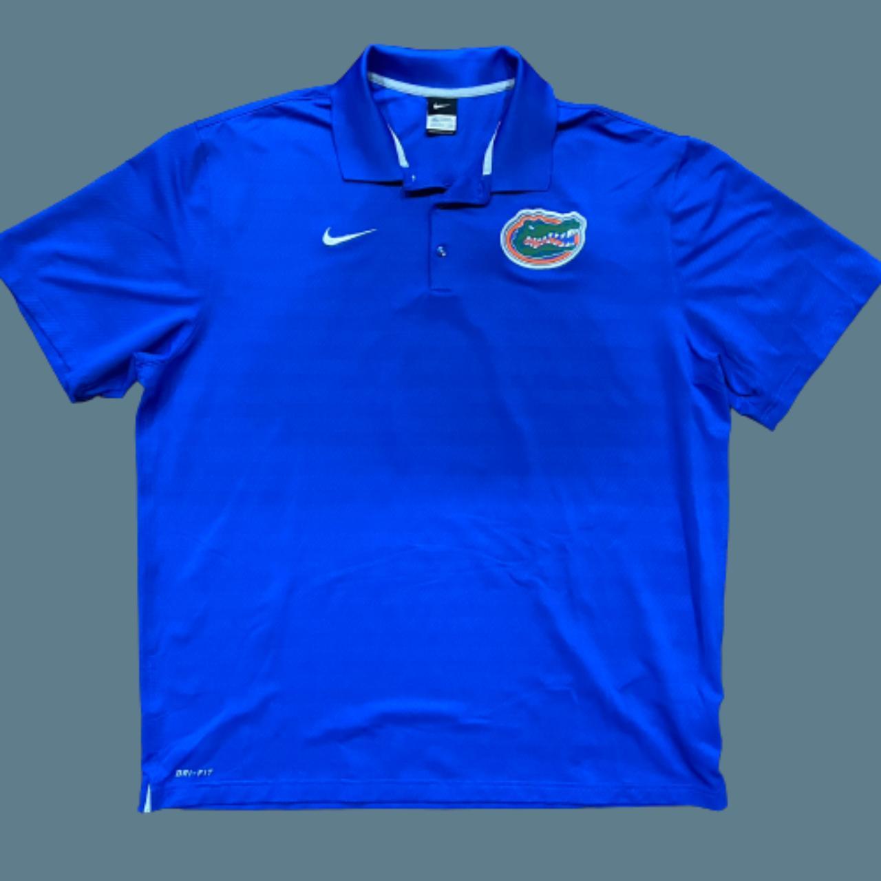 Royal blue and sales orange nike shirt