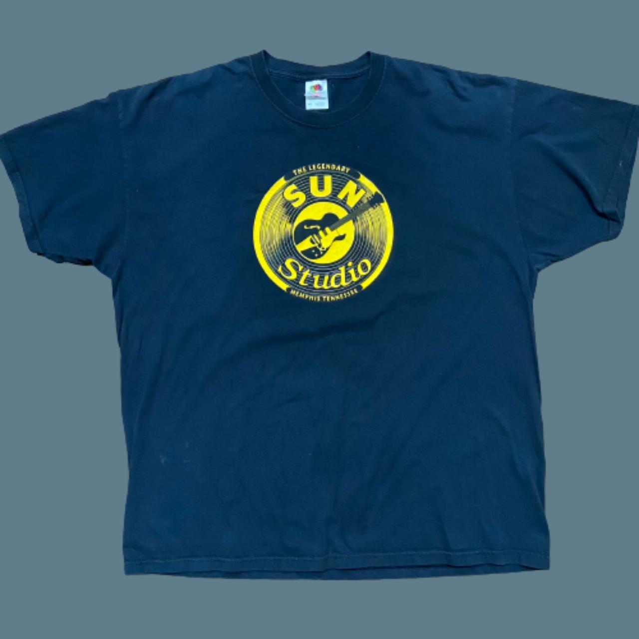 Fruit Of The Loom Sun Studio Memphis Tennessee Black... - Depop