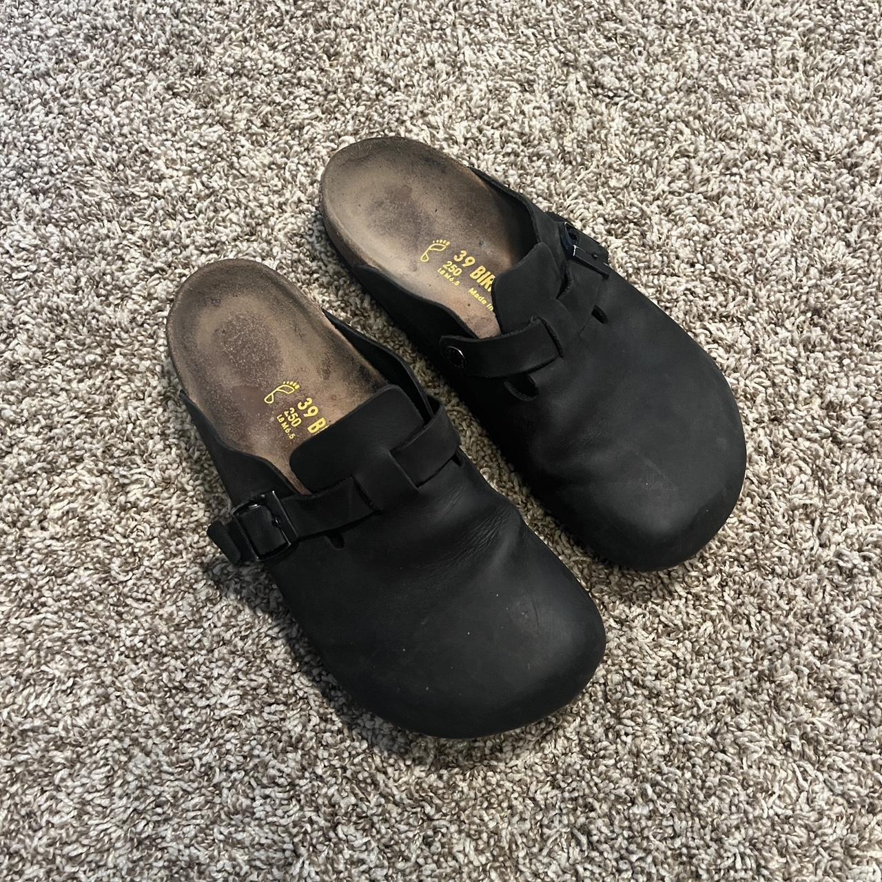 mens black plastic birkenstocks