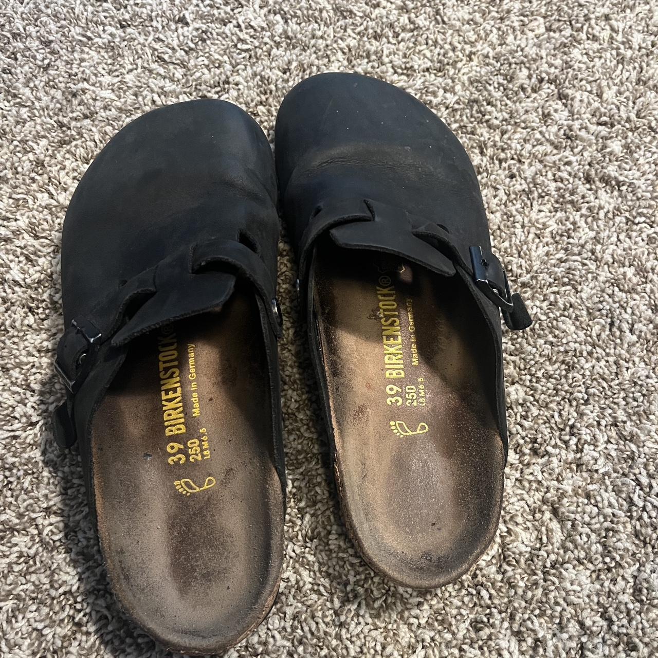mens black rubber birkenstocks