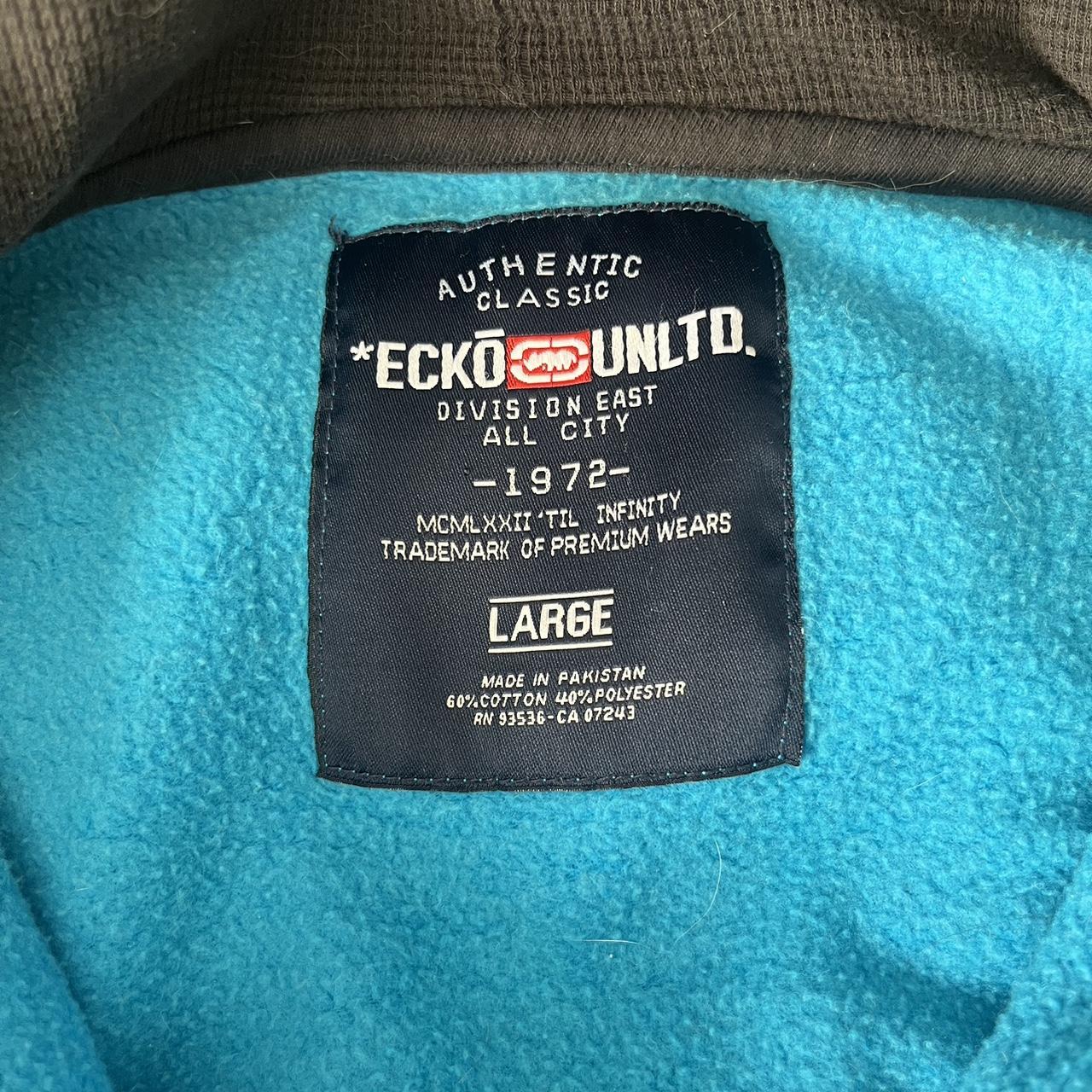 Vintage Blue Ecko Unltd 1972 Jacket vintage jacket... Depop