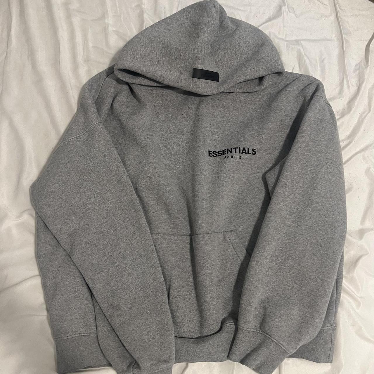 Essentials Hoodie flaws all shown in photos... - Depop