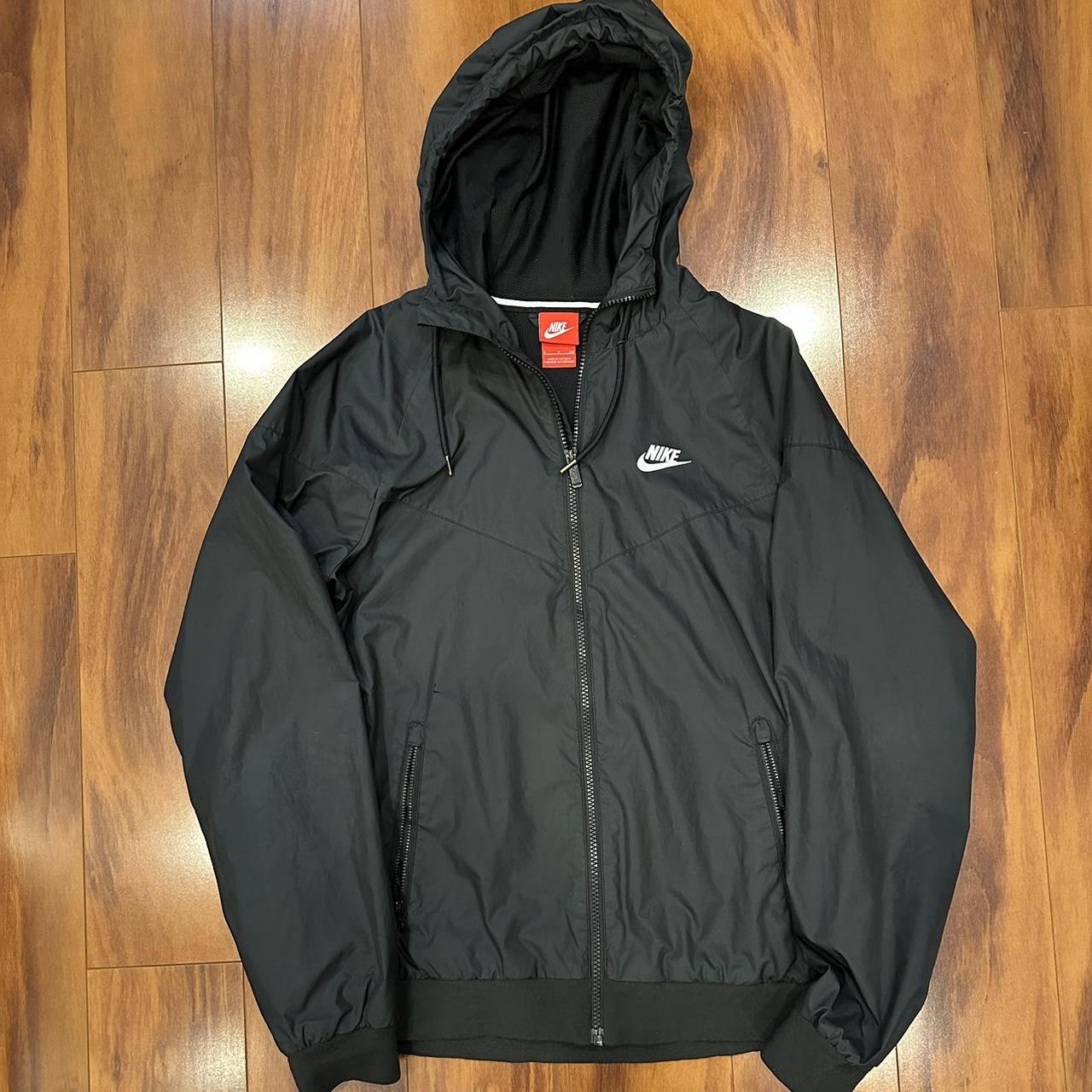 mens black nike windbreaker jacket