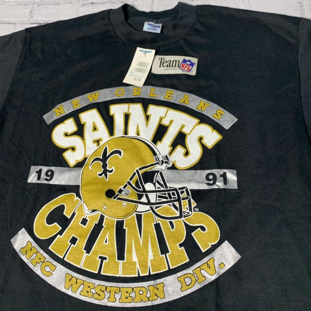 Dead stock New Orleans Saints tee- A great big tee - Depop