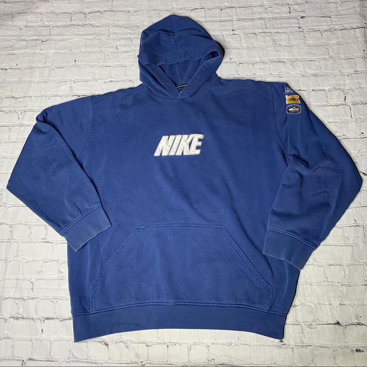 Vintage Y2K Nike hoodie spell out Men’s size... - Depop