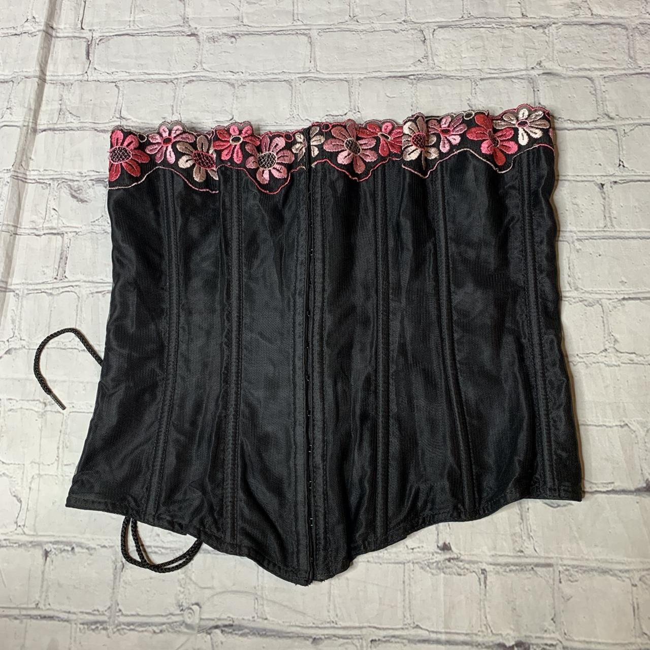 Victoria secret Y2K bustier corset embroidered