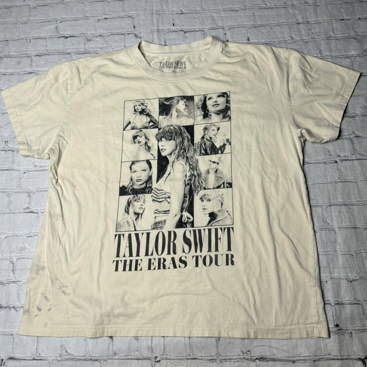 Taylor Swift The Eras Tour Official Merch Black T-shirt TOUR