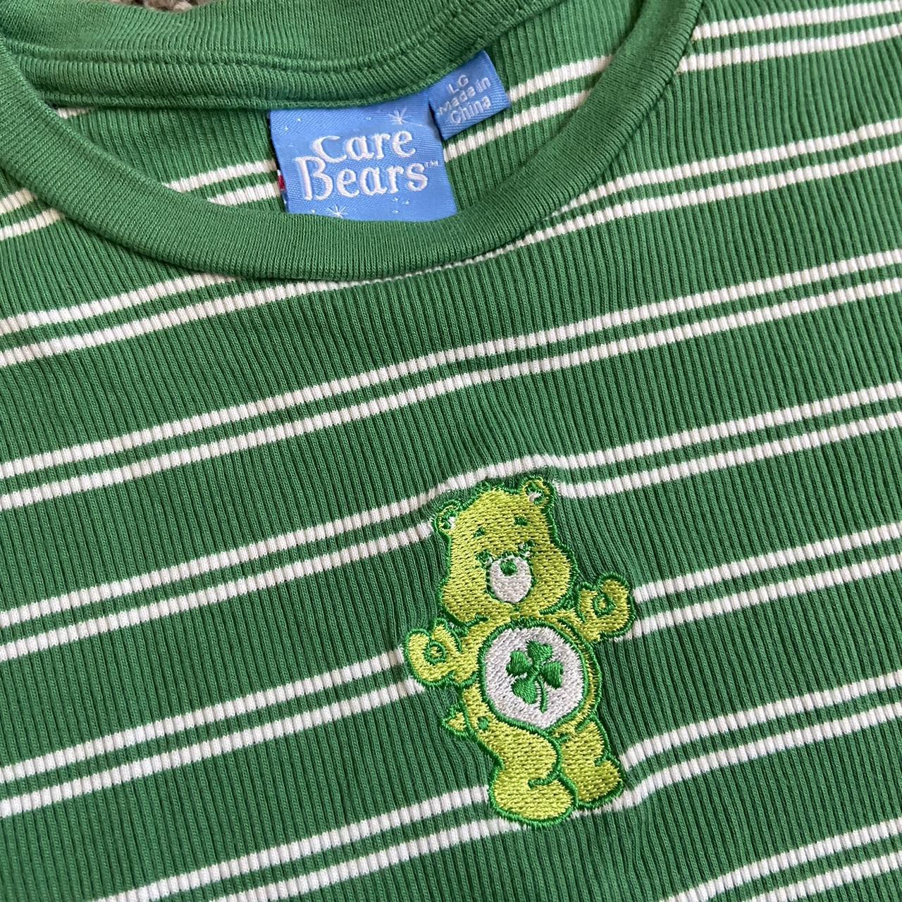 Target Women's Green and White Tshirt Depop