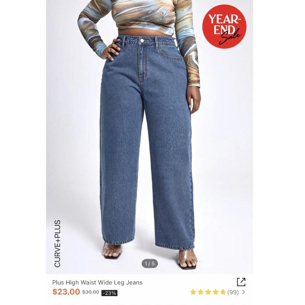 •Plus size baggy jeans! •Size 18, I think that a... Depop