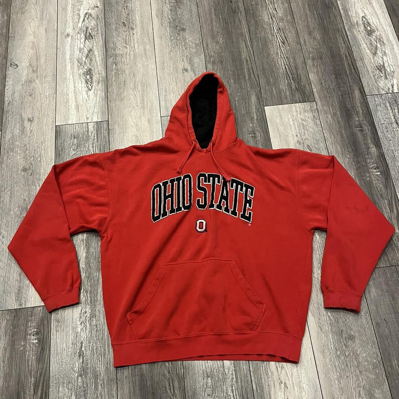 Men's Red and Black Hoodie | Depop