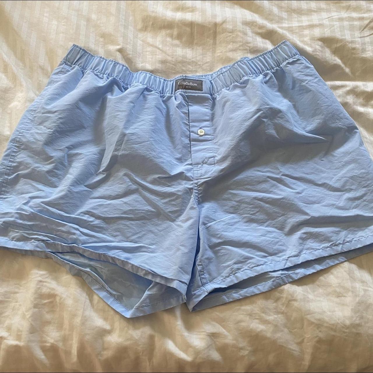 Goodfellow light blue boxers Brand new from target... Depop