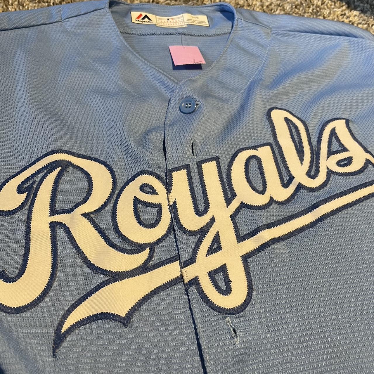 Kansas City royals jersey 31x24 All prices are - Depop