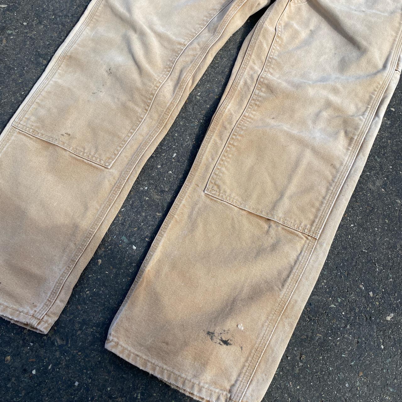Carhartt Double Knees, perfect size & fade Size... - Depop