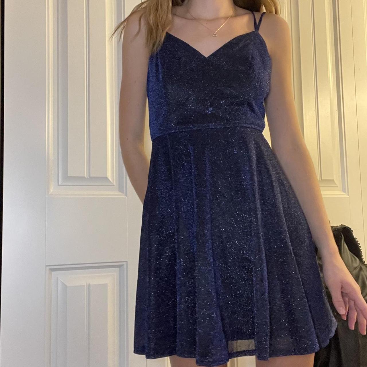 lulus navy blue sparkly dress ✨ brand new with Depop