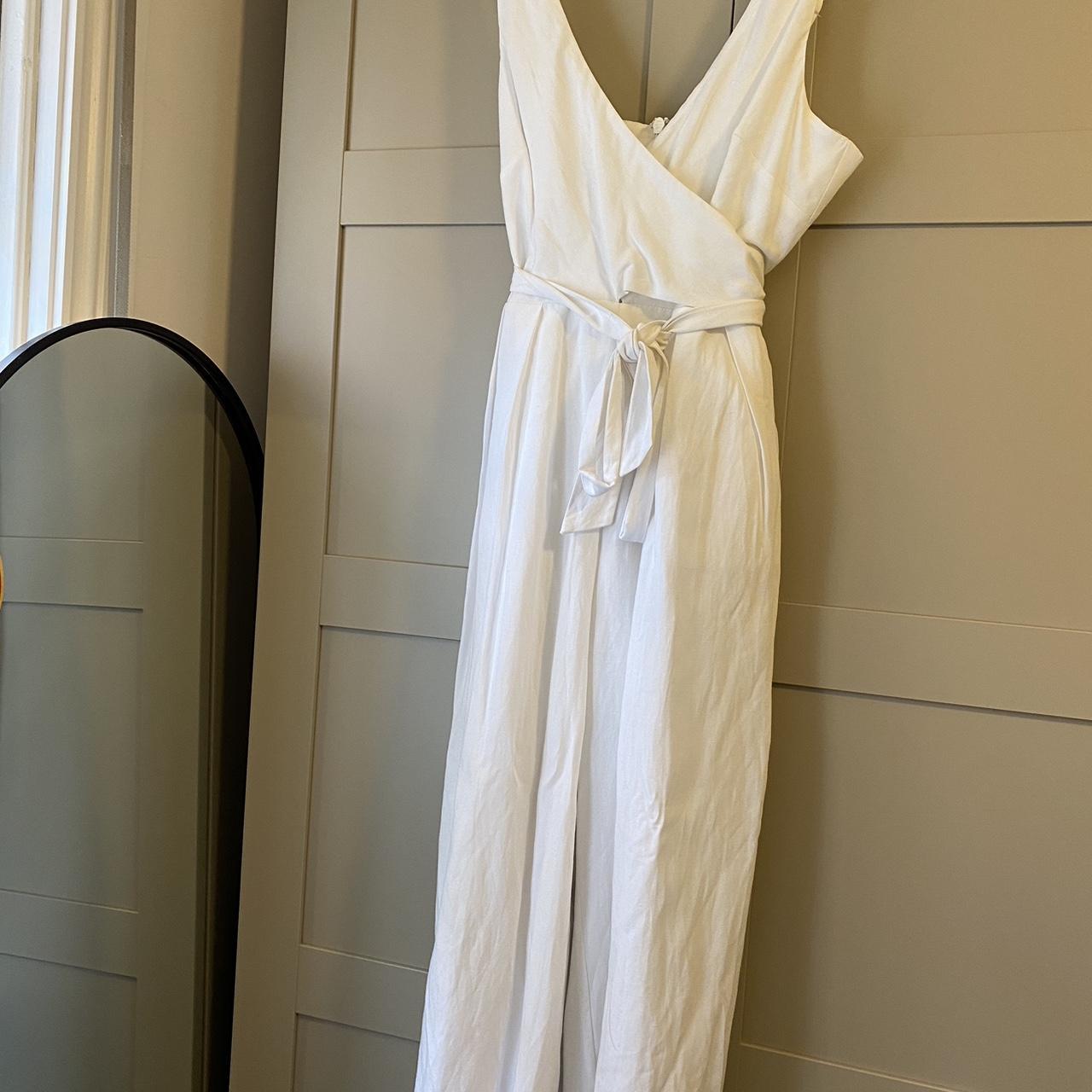 Sheike “Bliss” white jumpsuit Sz Brand new