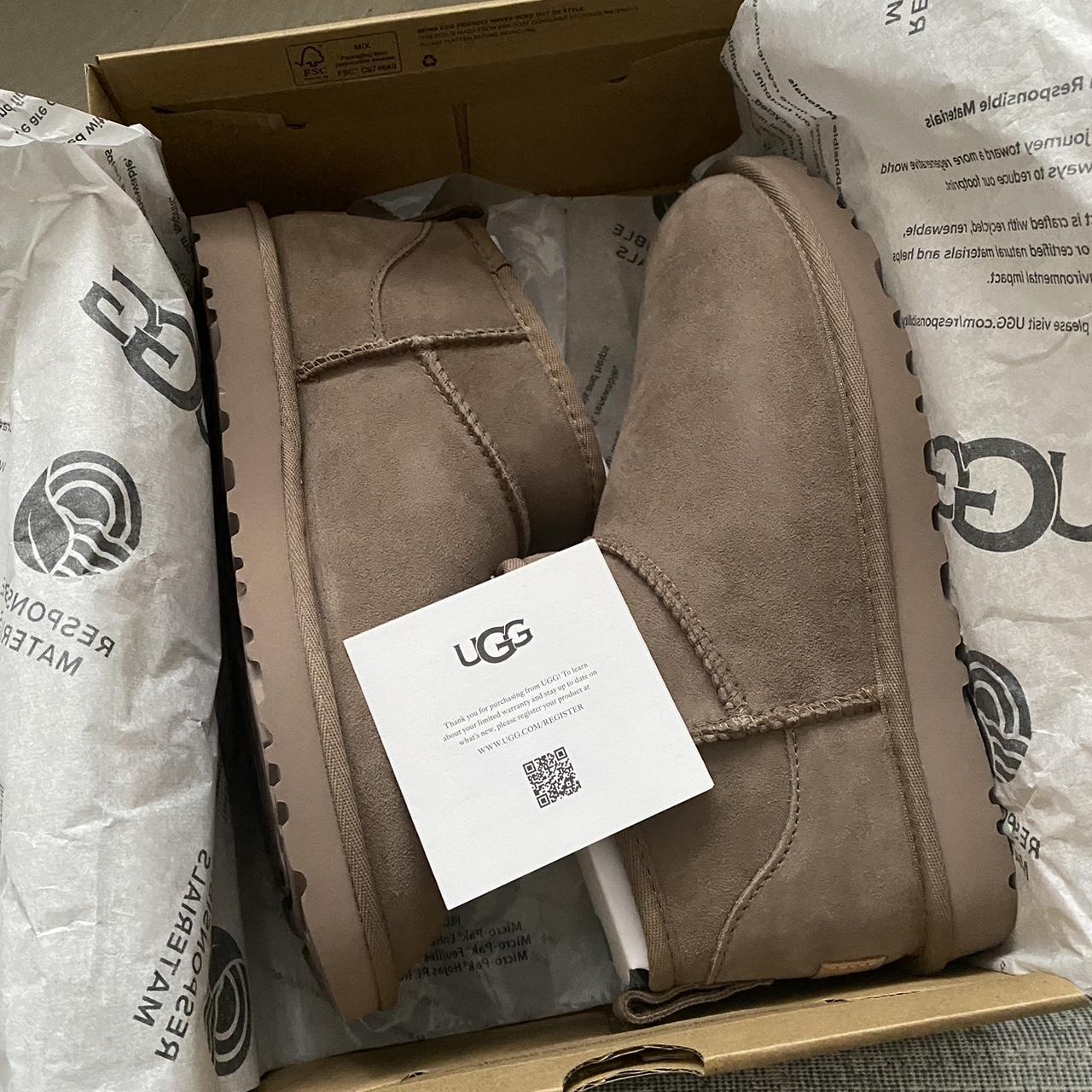 Classic ultra mini ugg boots in caribou Brand new in... - Depop