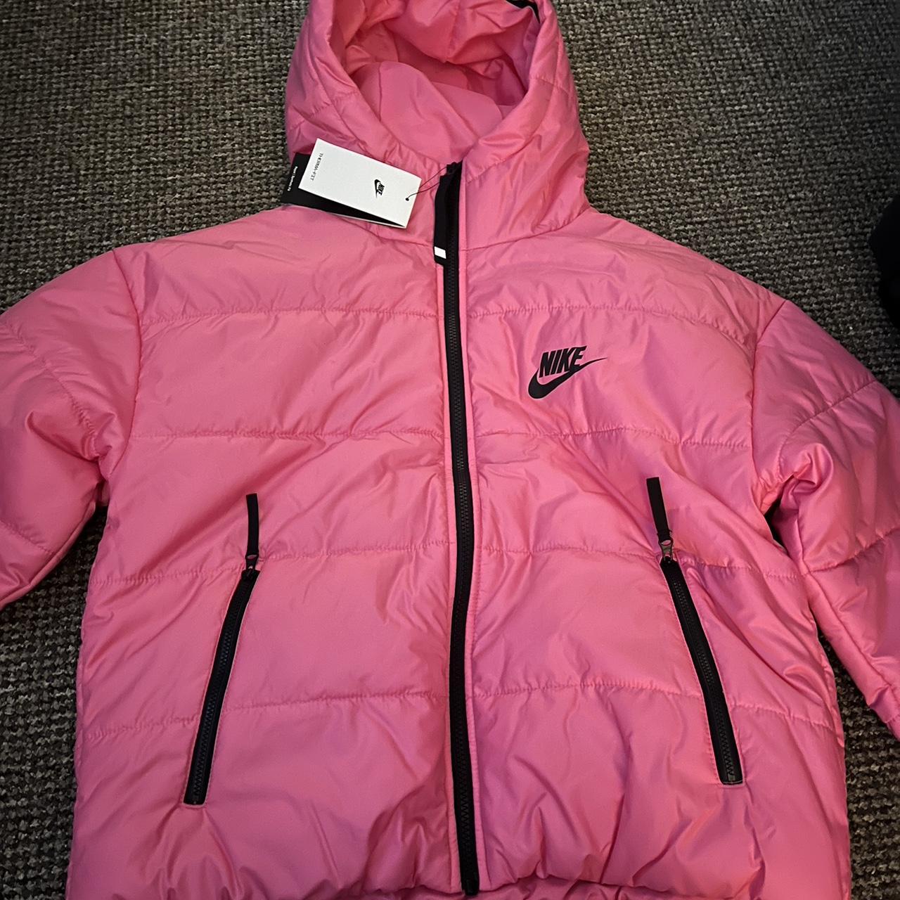 womens pink nike coat