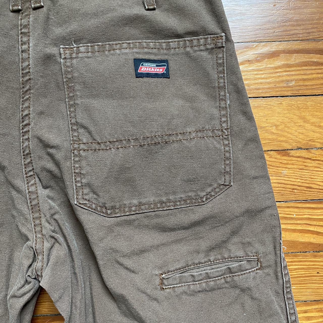 Dickies Men's Khaki and Black Bottoms | Depop