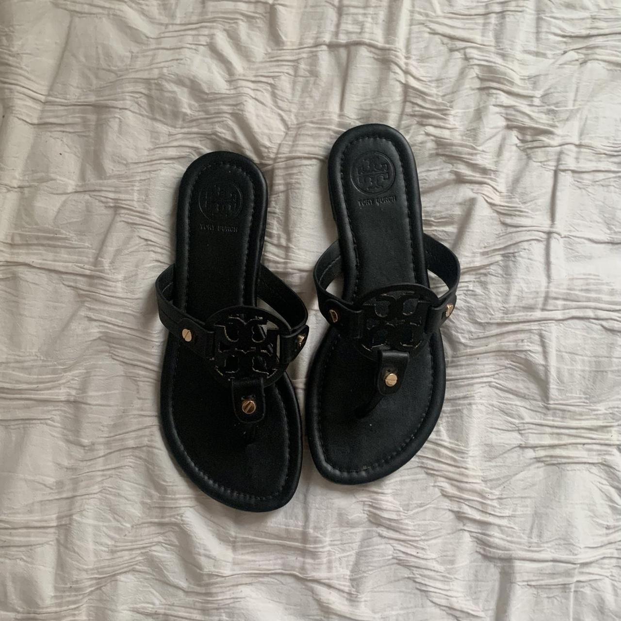 Tory Burch Women's Black Sandals | Depop