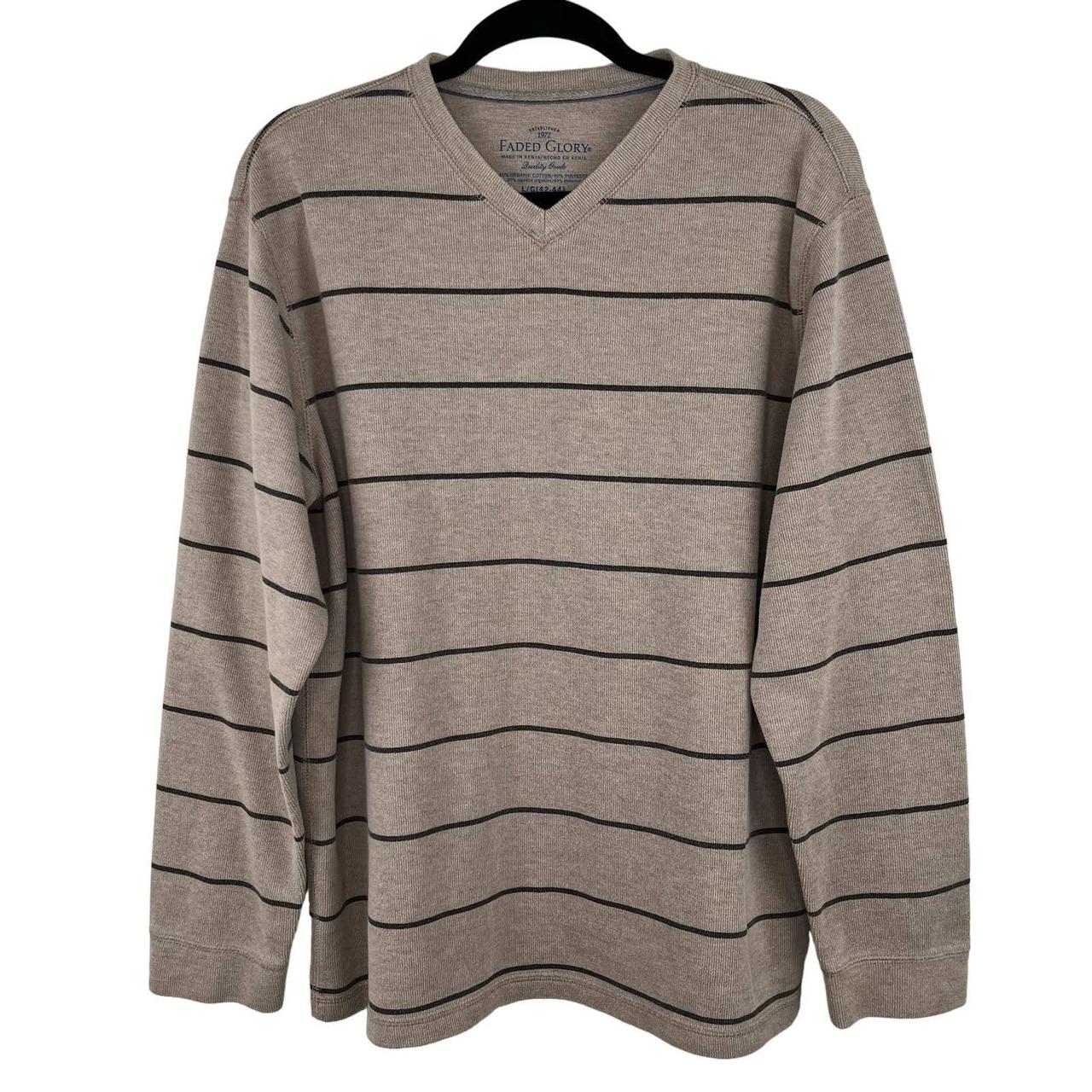 Faded Glory Cotton gray sweater shirt