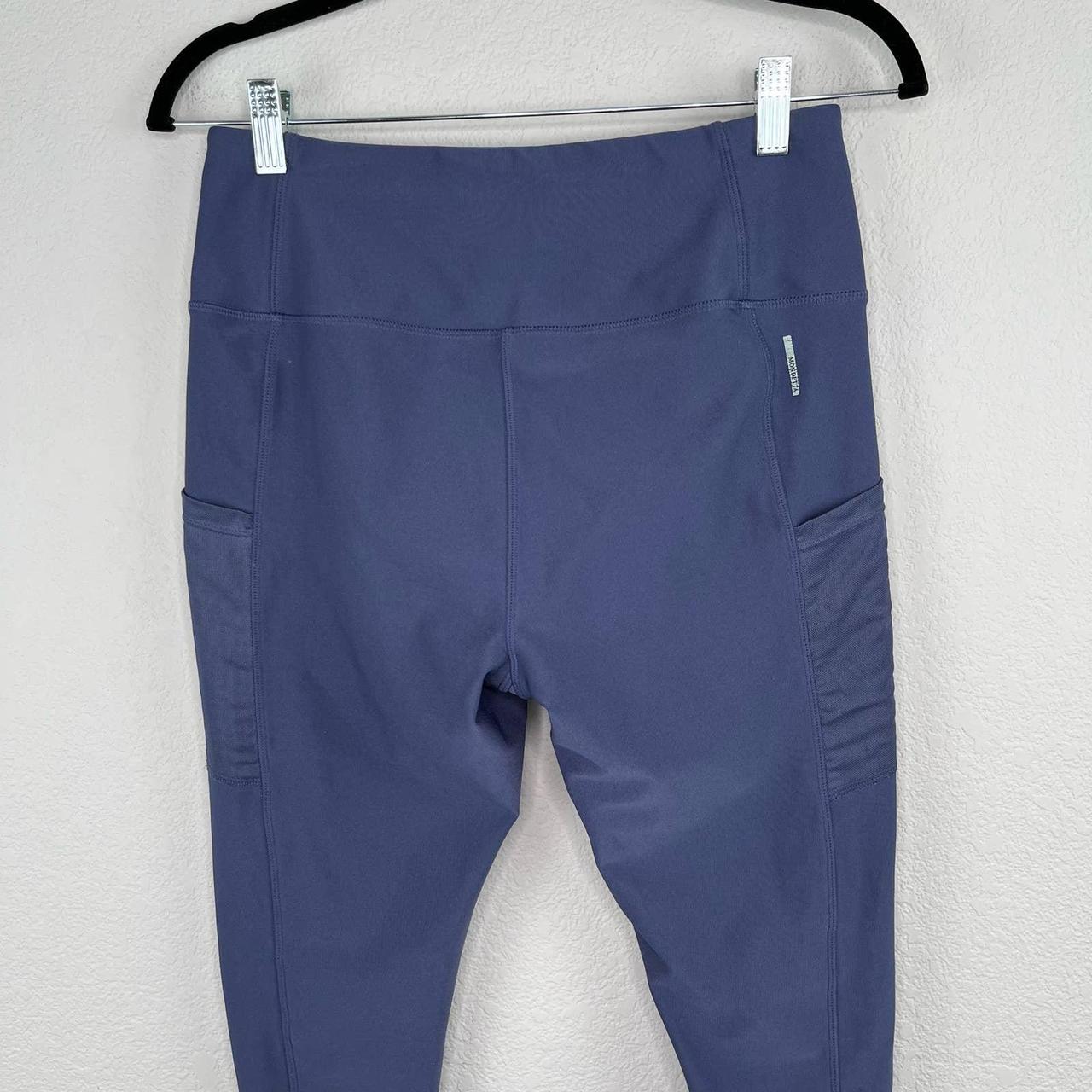 Mondetta Purple Periwinkle Leggings With Mesh Side Pockets Size