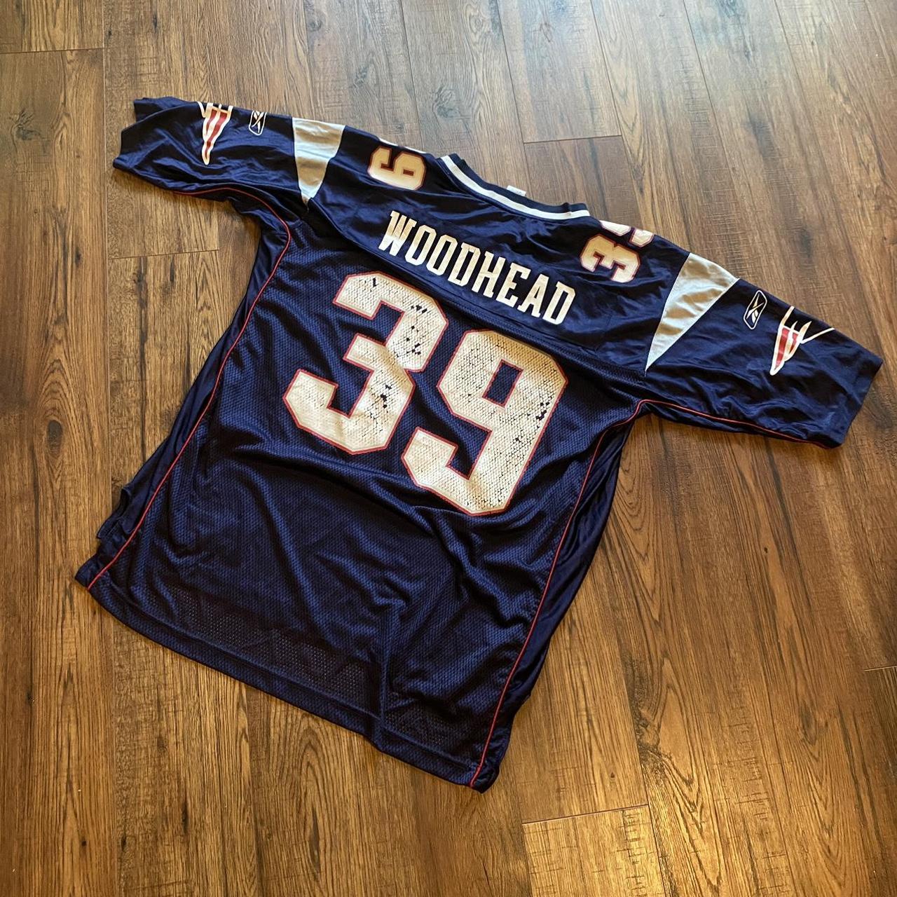 \ud83c\udfc8 Woodhead Reebok Patriots Jersey 00s \ud83c\udfc8 \u274c Do not... - Depop