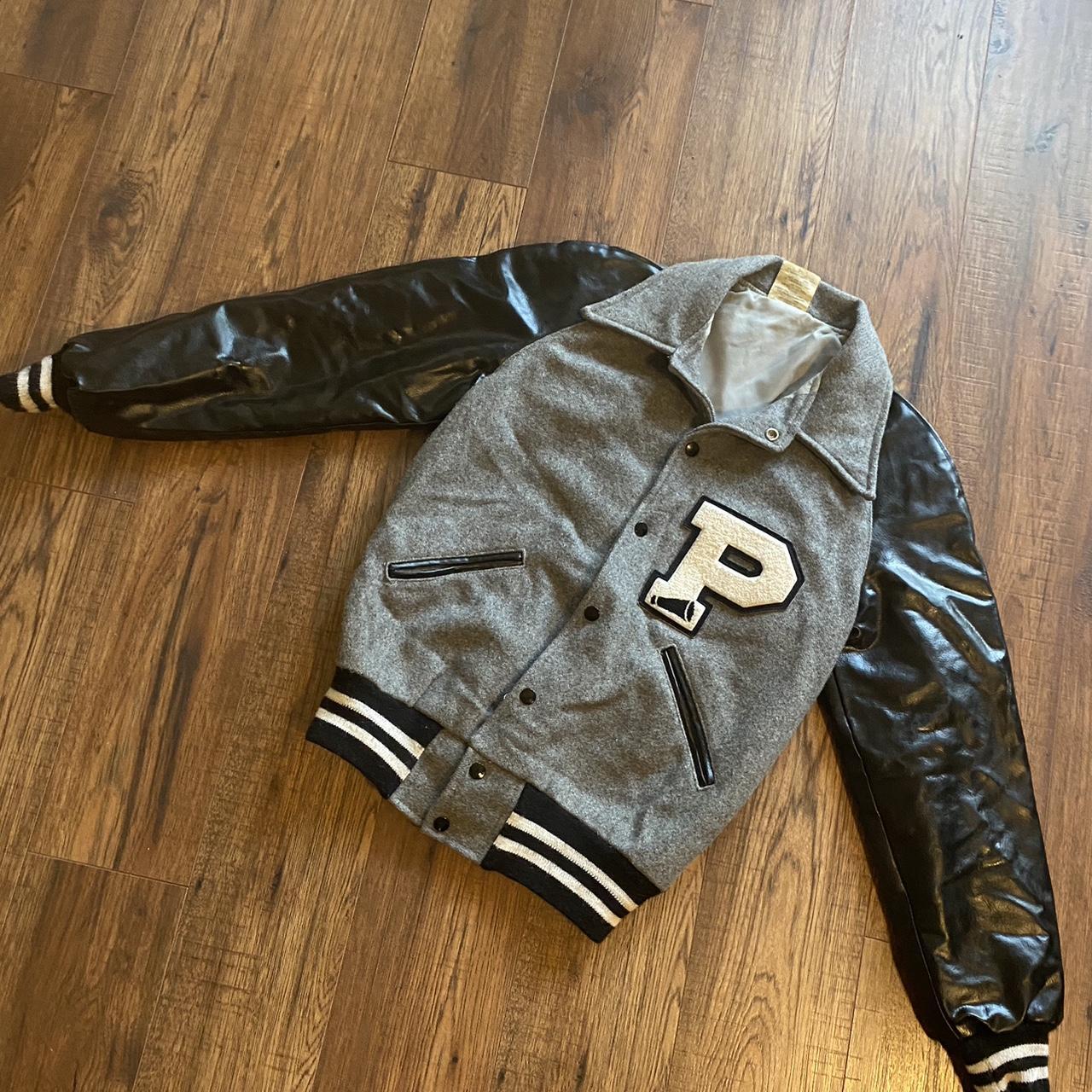 📣 70s Howe Varsity Jacket Black/Grey 📣, ❌ Do not pay...