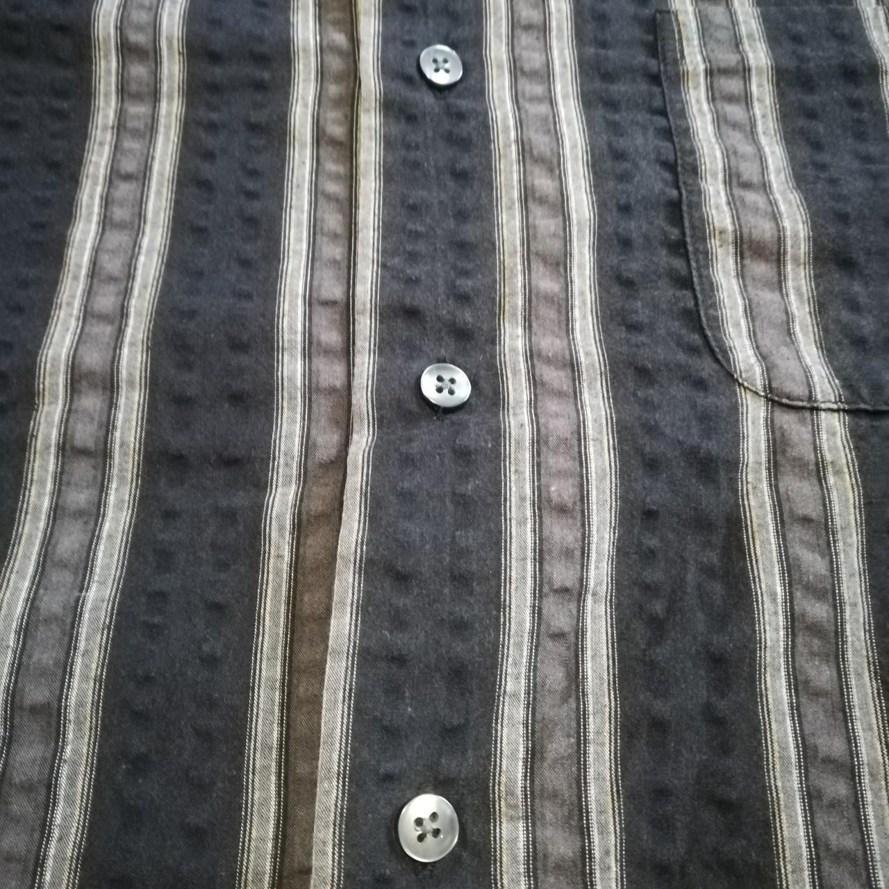Van Heusen Men's Black and Grey Shirt (2)
