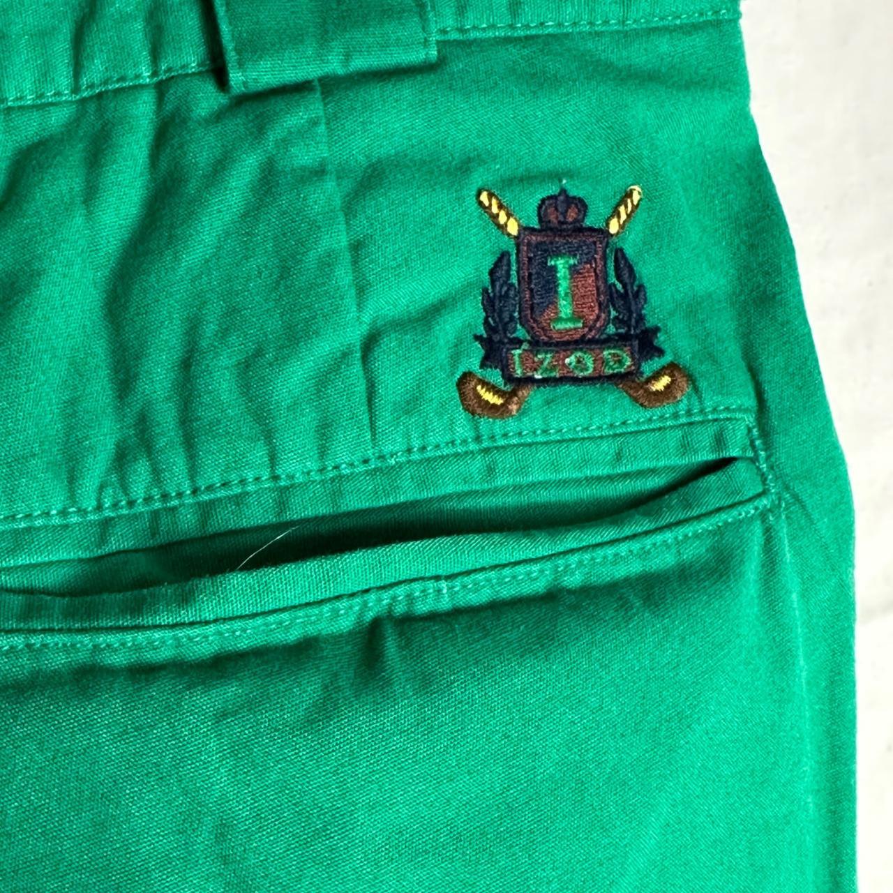 Izod Men's Green Trousers | Depop