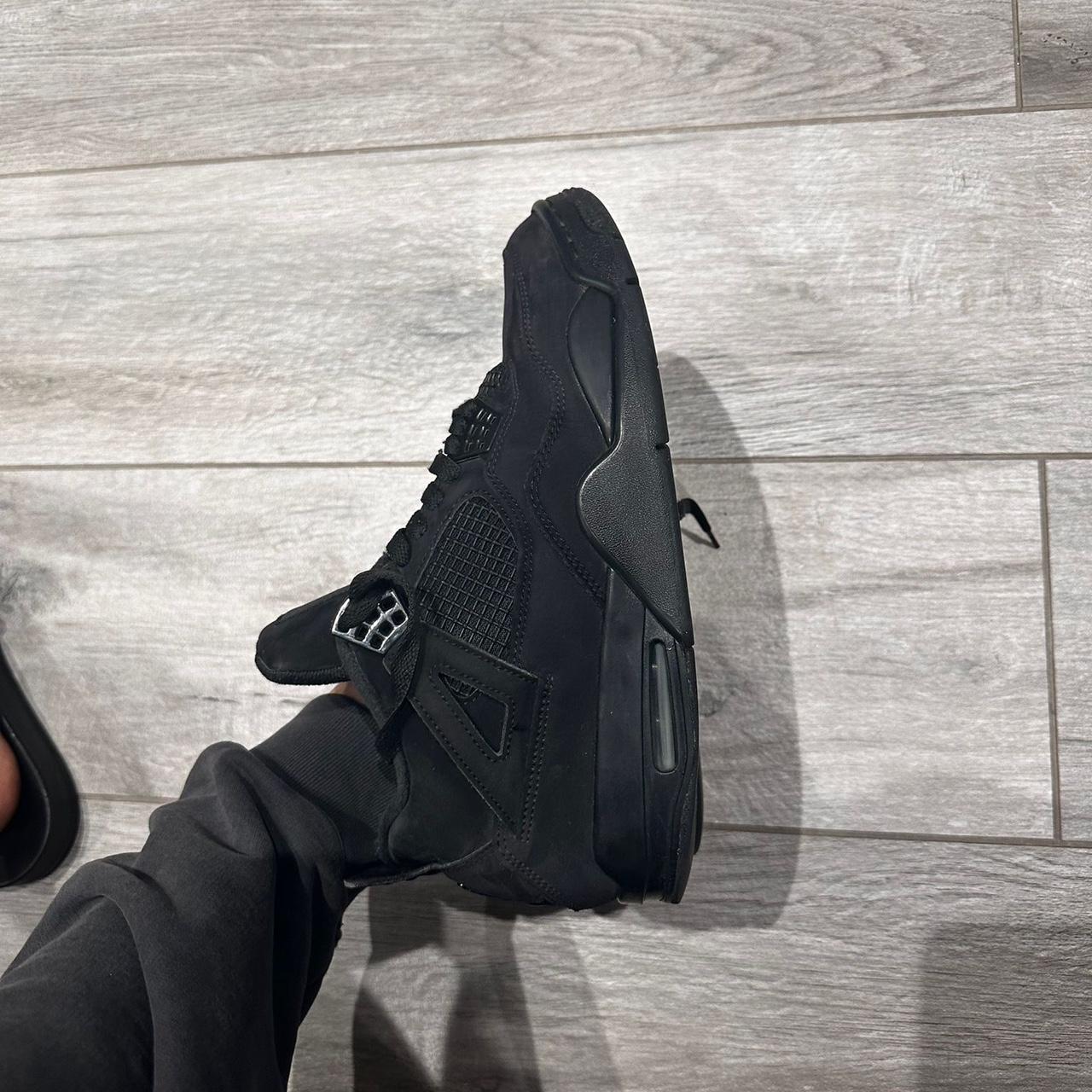 mens black cat jordan 4