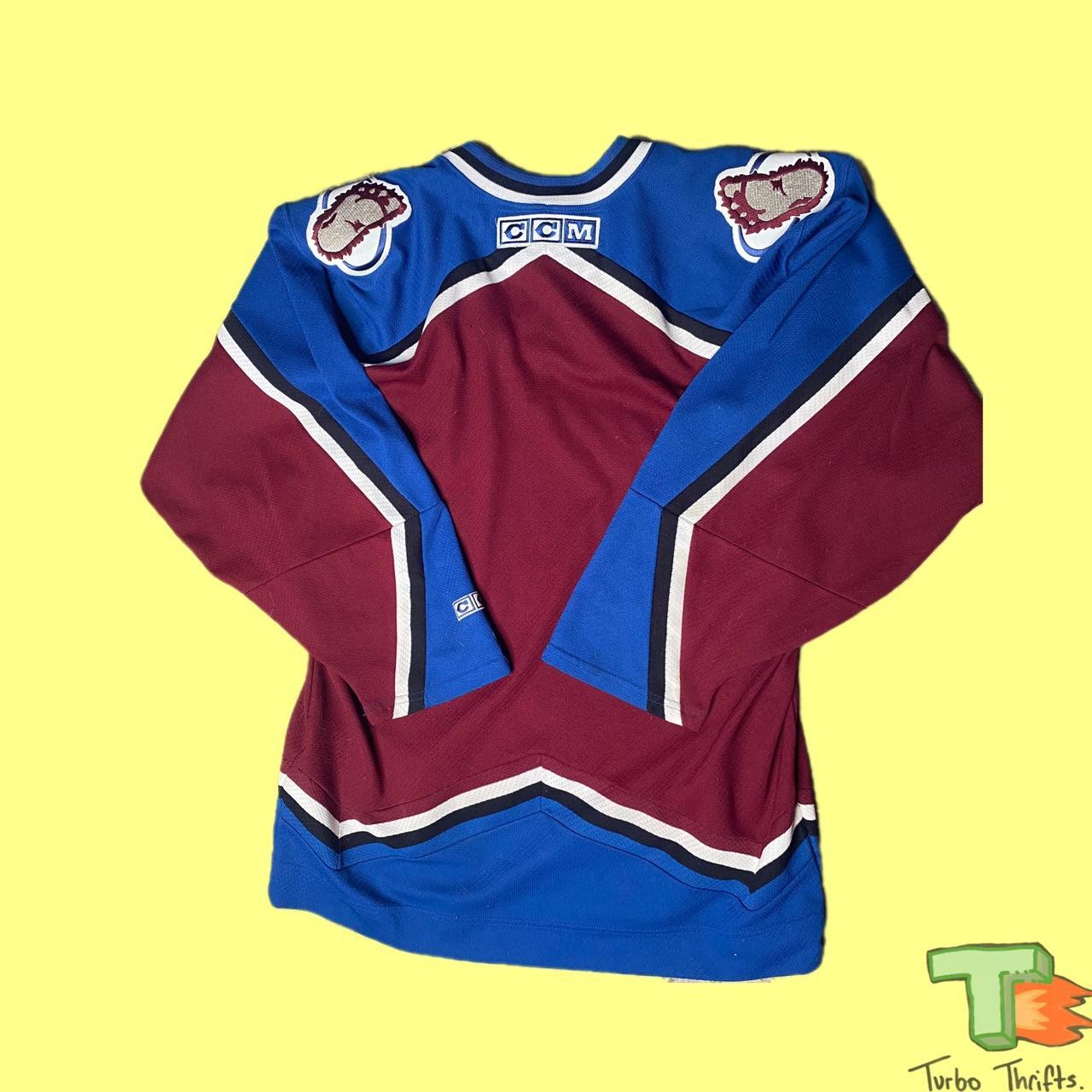 Vintage Colorado Avalanche Hockey Jersey - Tag Size: - Depop