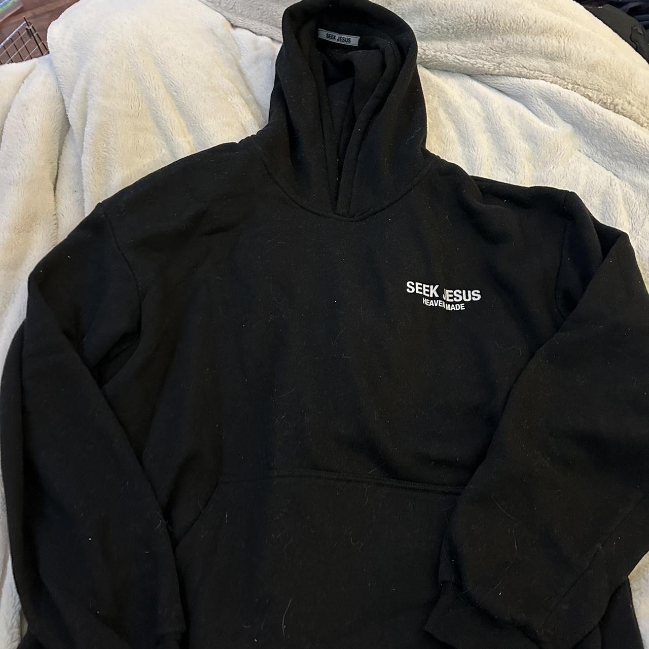 seek jesus hoodie • not used • retail price is 70$ - Depop