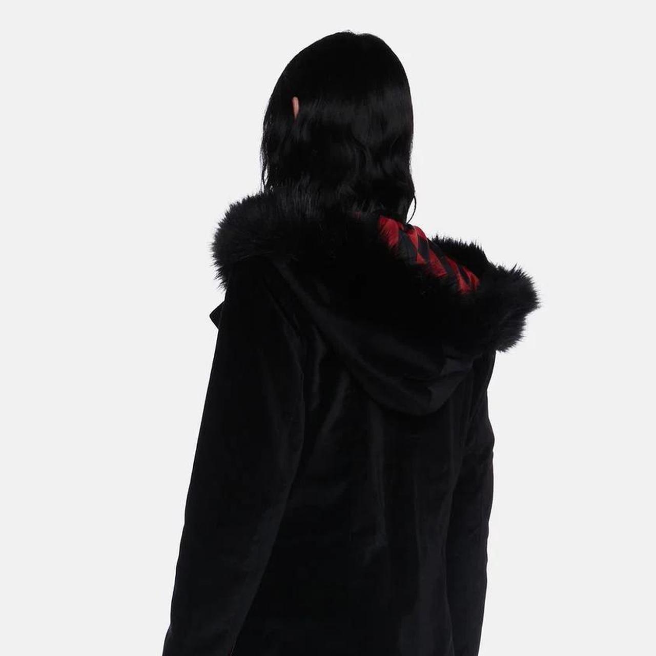 THE GRAVE GIRLS newest CORDUROY FAUX FUR TRIM JACKET