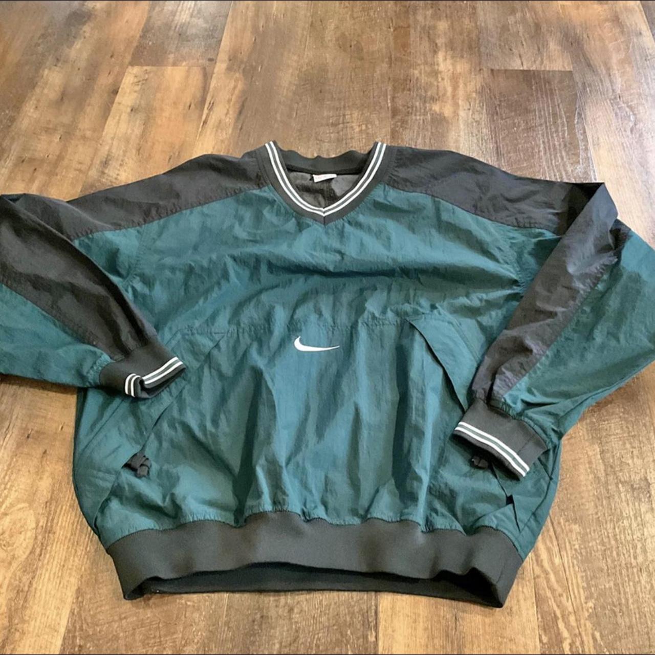 XL Gray Nike Swingman Windbreaker/Cage Jacket 10/10 - Depop