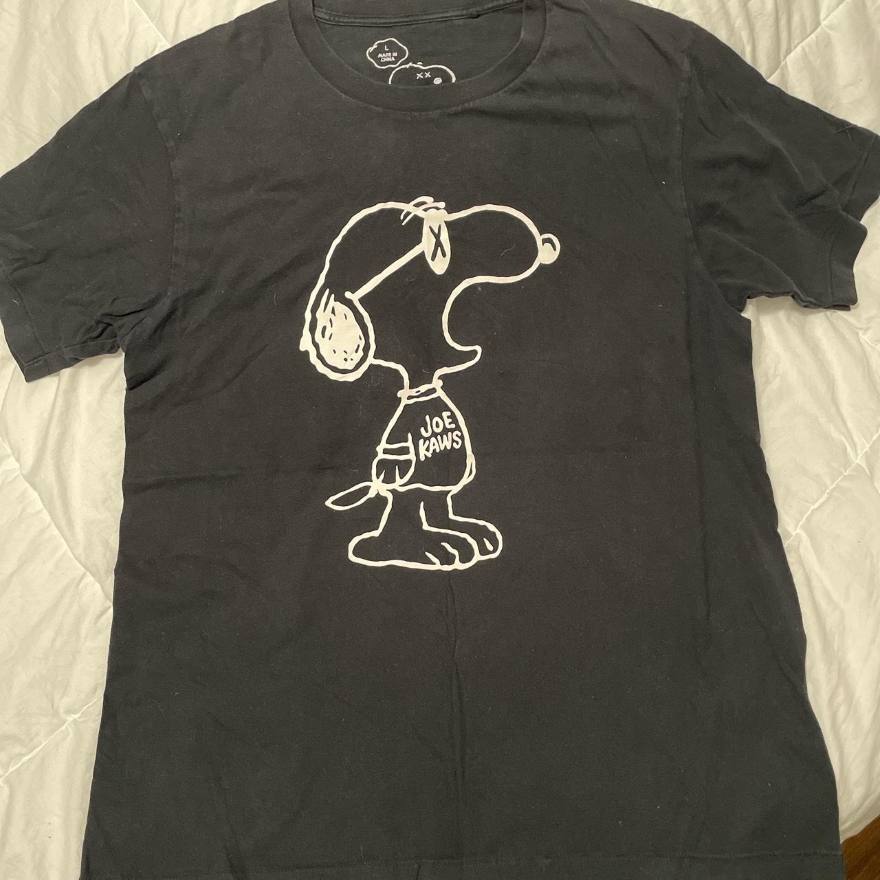 Kaws X Peanuts UT Joe Kaws Snoopy Tee. Graphics... - Depop