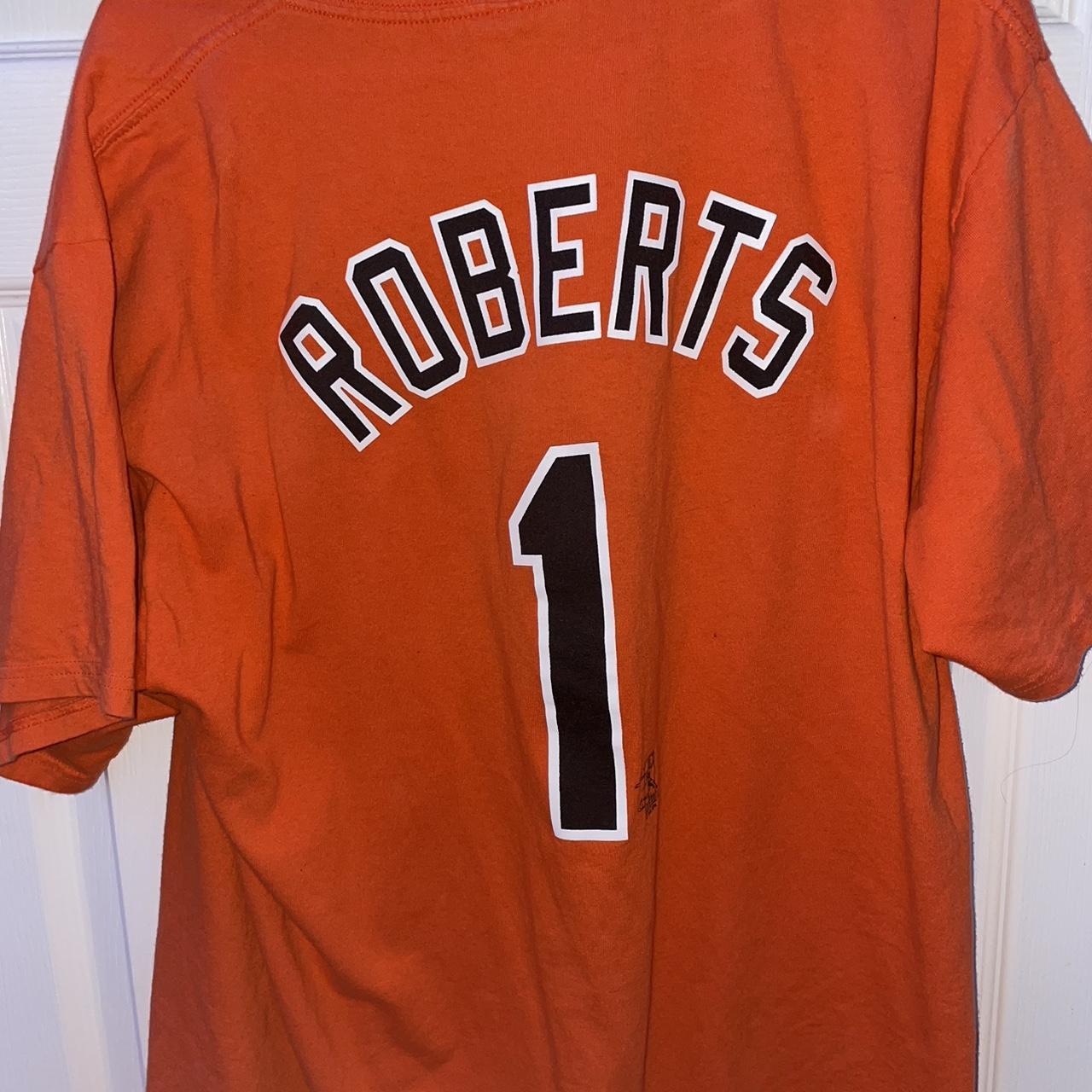 Baltimore Orioles orange Roberts crewshirt jersey #1 sz - DSCN