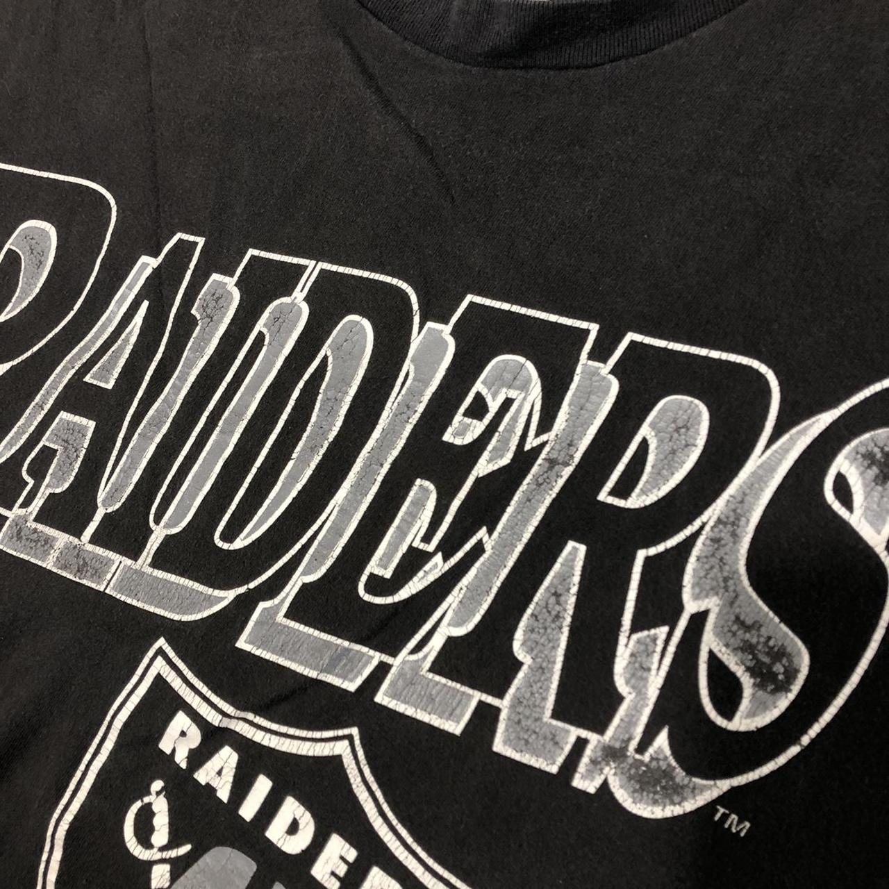 Vintage Los Angeles Raiders Tee 1990 AFC champs - Depop