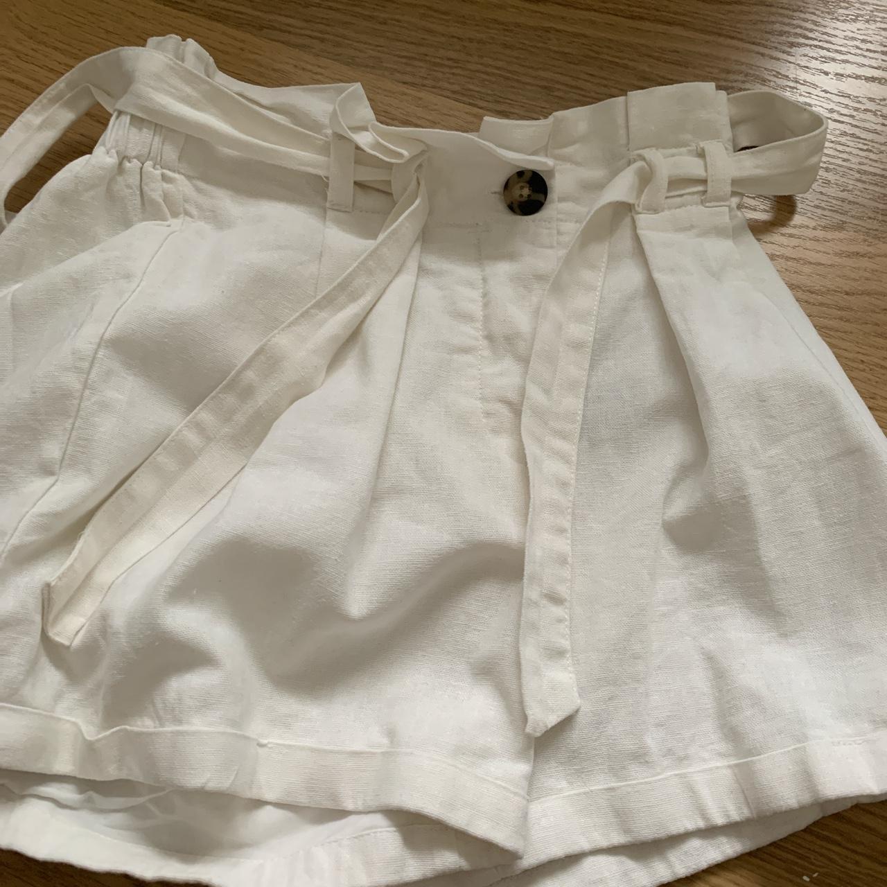 Primark Women's White Shorts | Depop