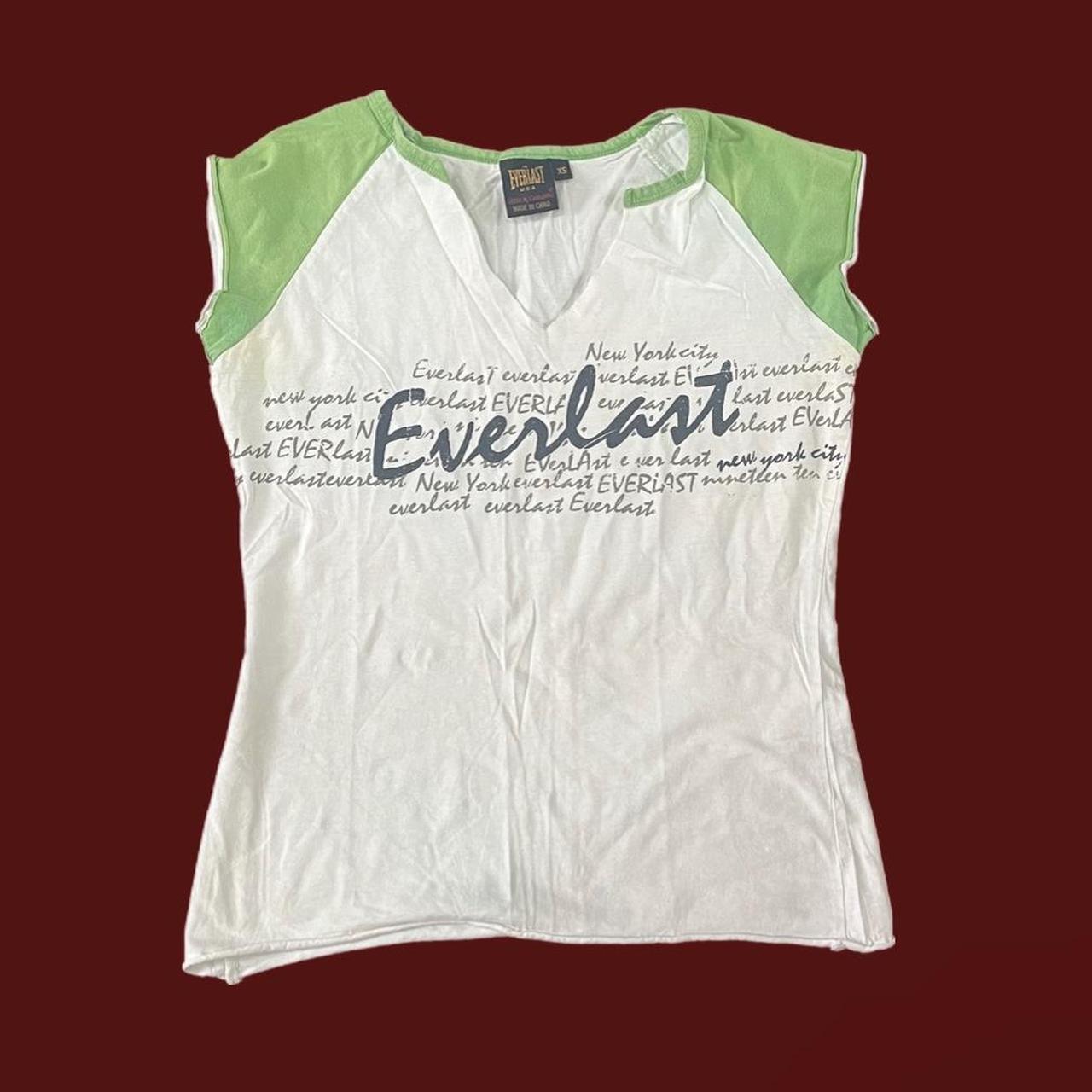 Everlast Women's White and Green T-shirt