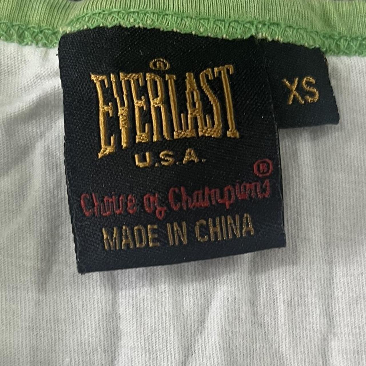 Everlast Women's White and Green T-shirt (4)