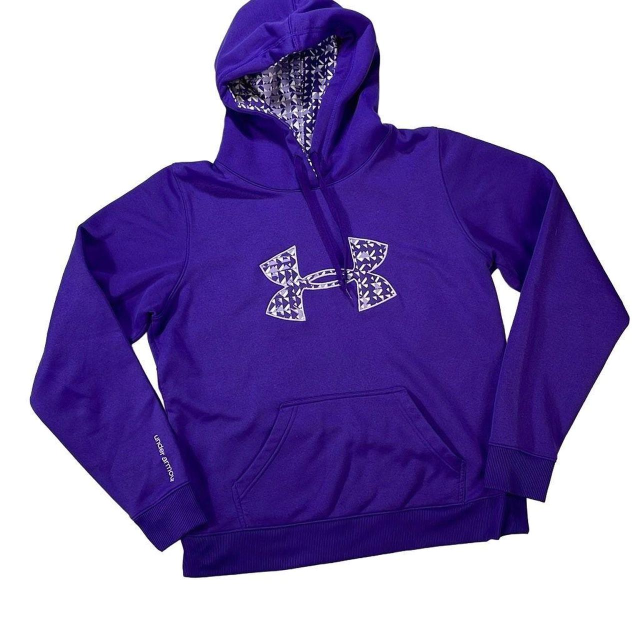 Under Armour Hoodie Semi Fitted L Purple This item... Depop