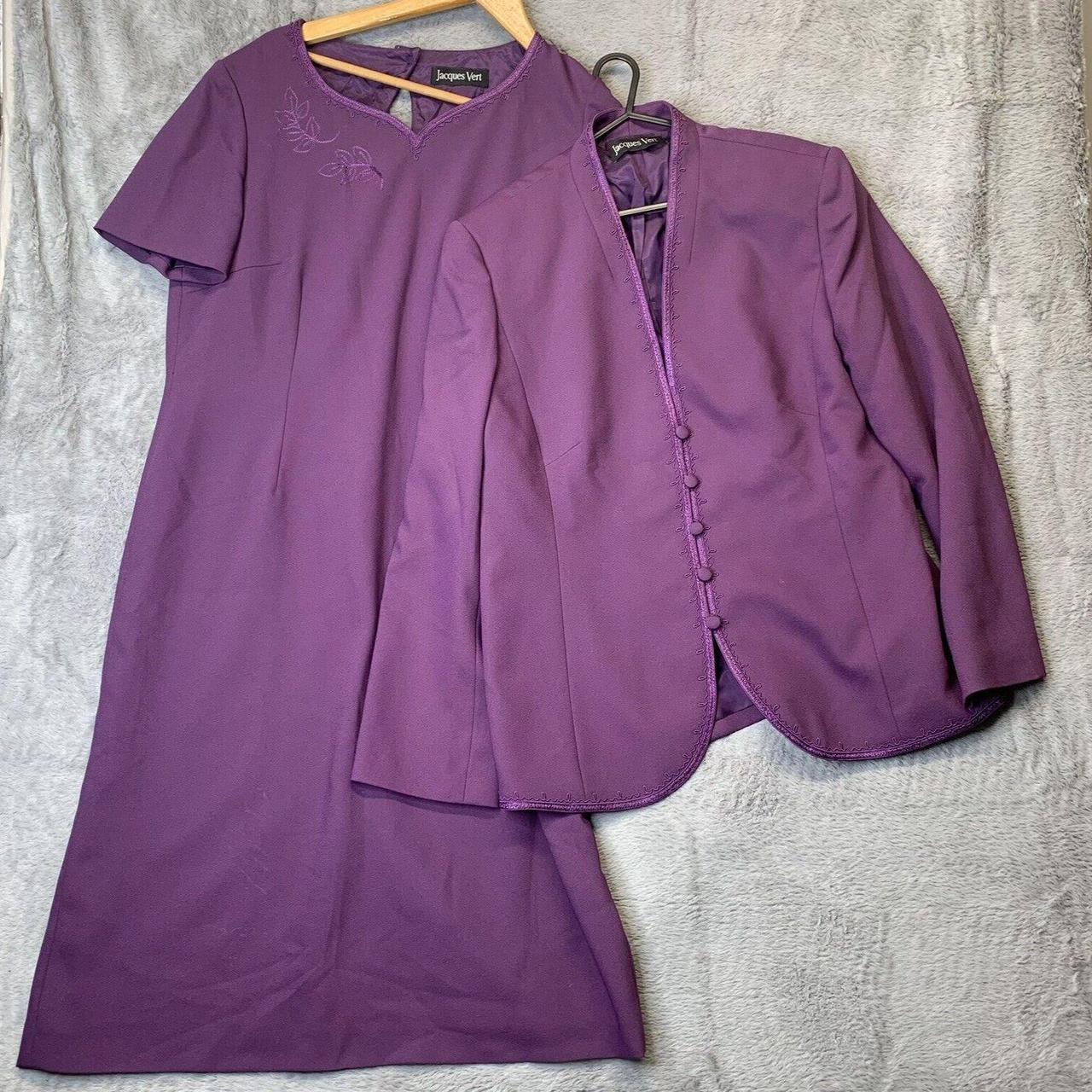 Jacques vert shop purple dress