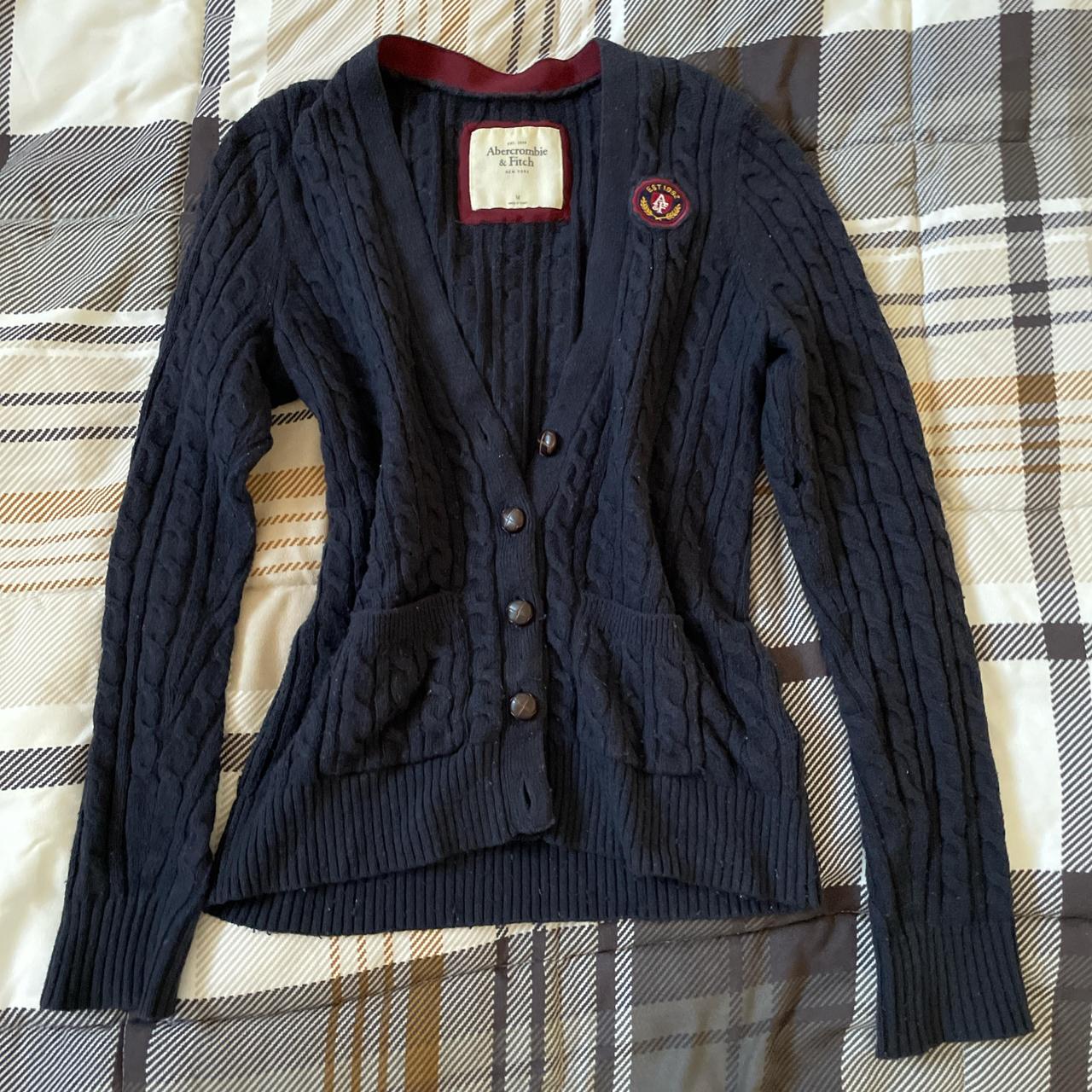Abercrombie cable knit cardigan Cotton blend really Depop